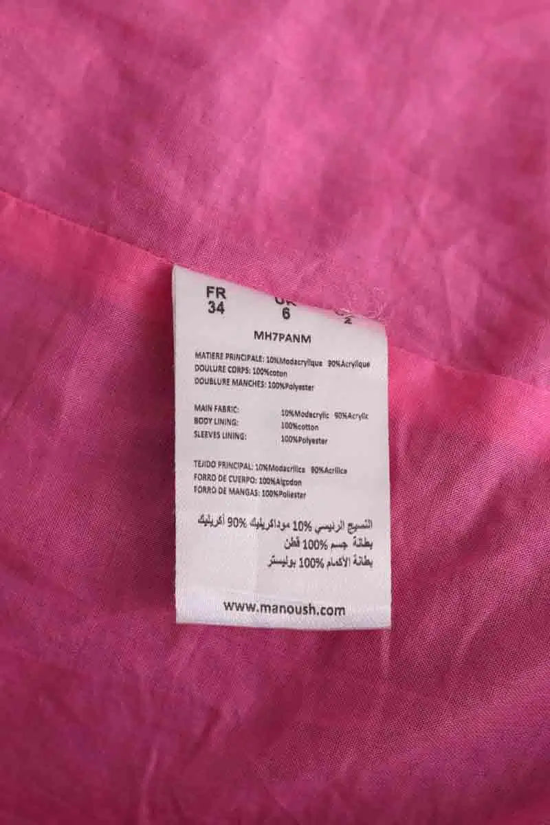 Manteau Manoush Marron en Fausse fourrure