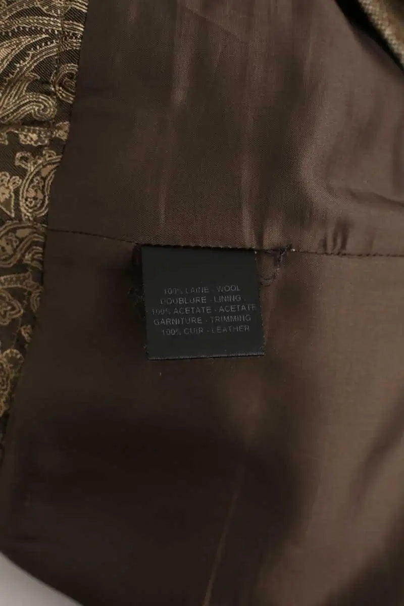 Mini jupe Barbara Bui Marron en Laine