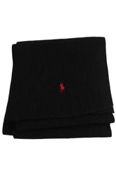 Echarpe  Ralph Lauren Noir en Laine - Seconde Main