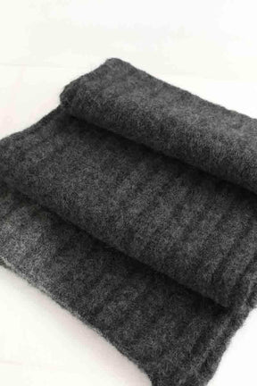 Écharpe American Vintage Vitow Gris en Laine
