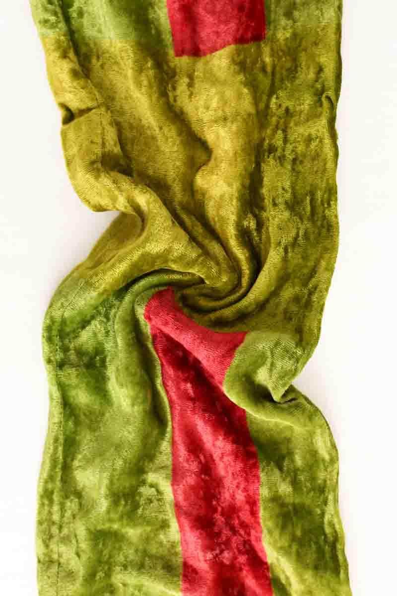 Écharpe Antik Batik Vert en Viscose