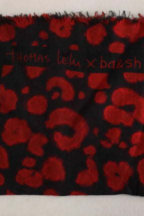 Écharpe Ba&Sh Faro Rouge en Coton