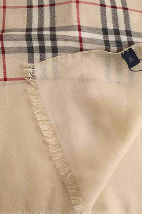 Écharpe Burberry Beige en Laine