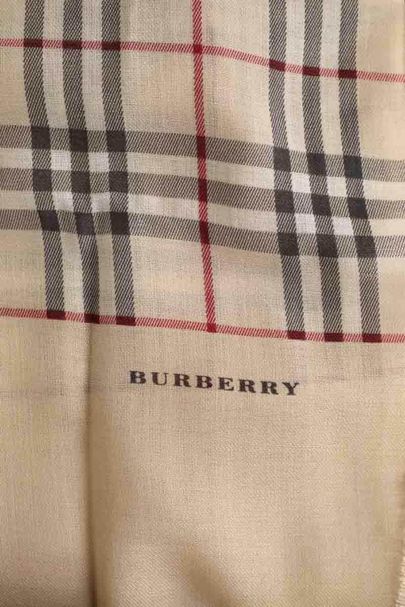 Écharpe Burberry Beige en Laine