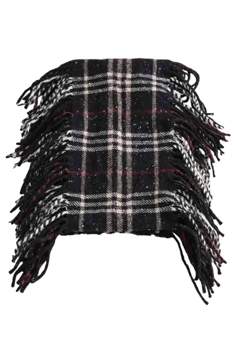 Écharpe Burberry Noir en Laine - Seconde Main