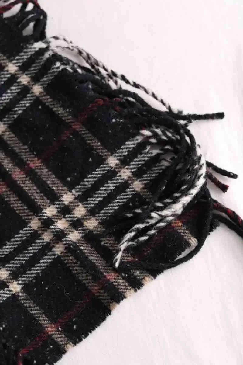Écharpe Burberry Noir en Laine