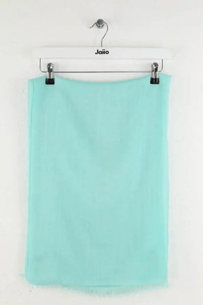 Écharpe Chanel Bleu en Cachemire