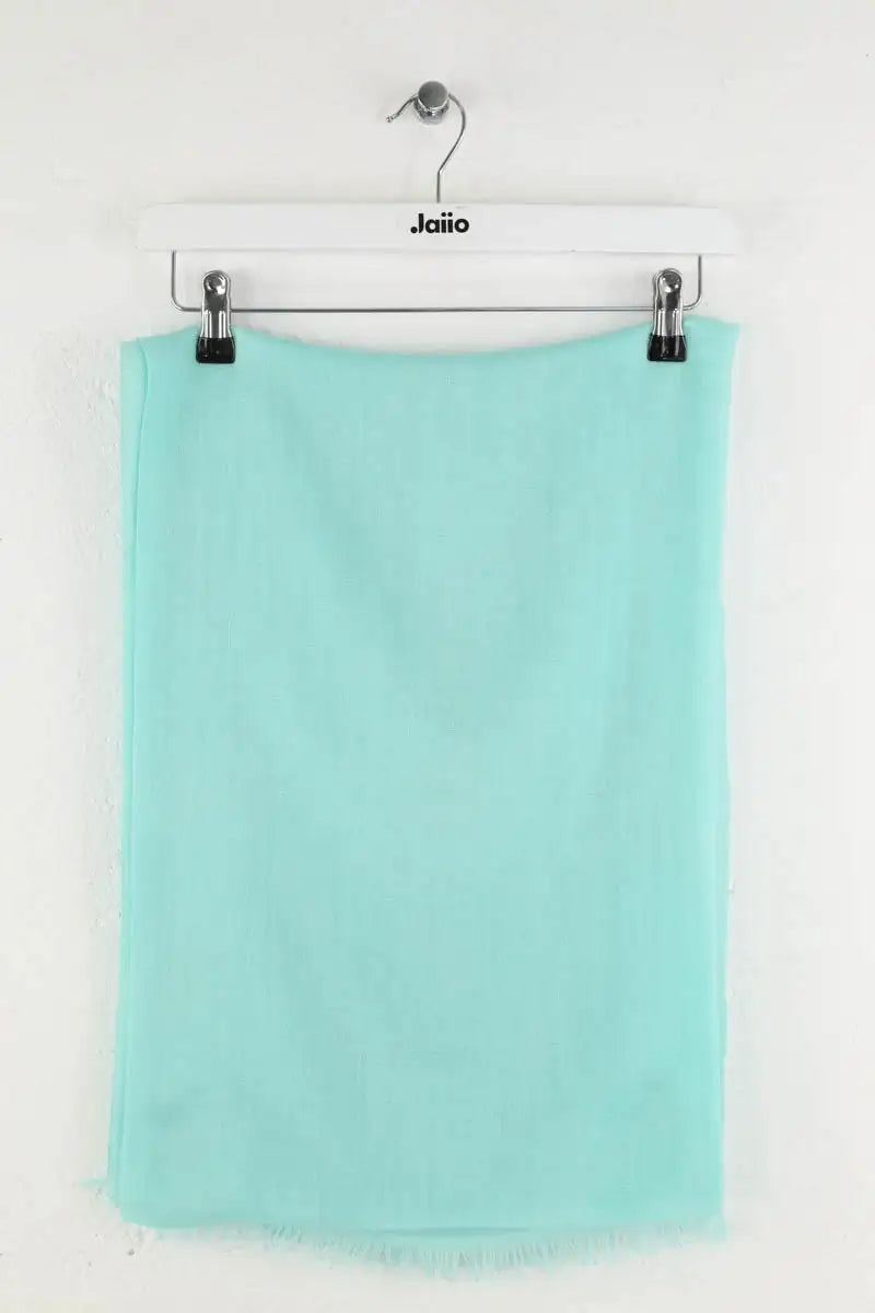 Écharpe Chanel Bleu en Cachemire