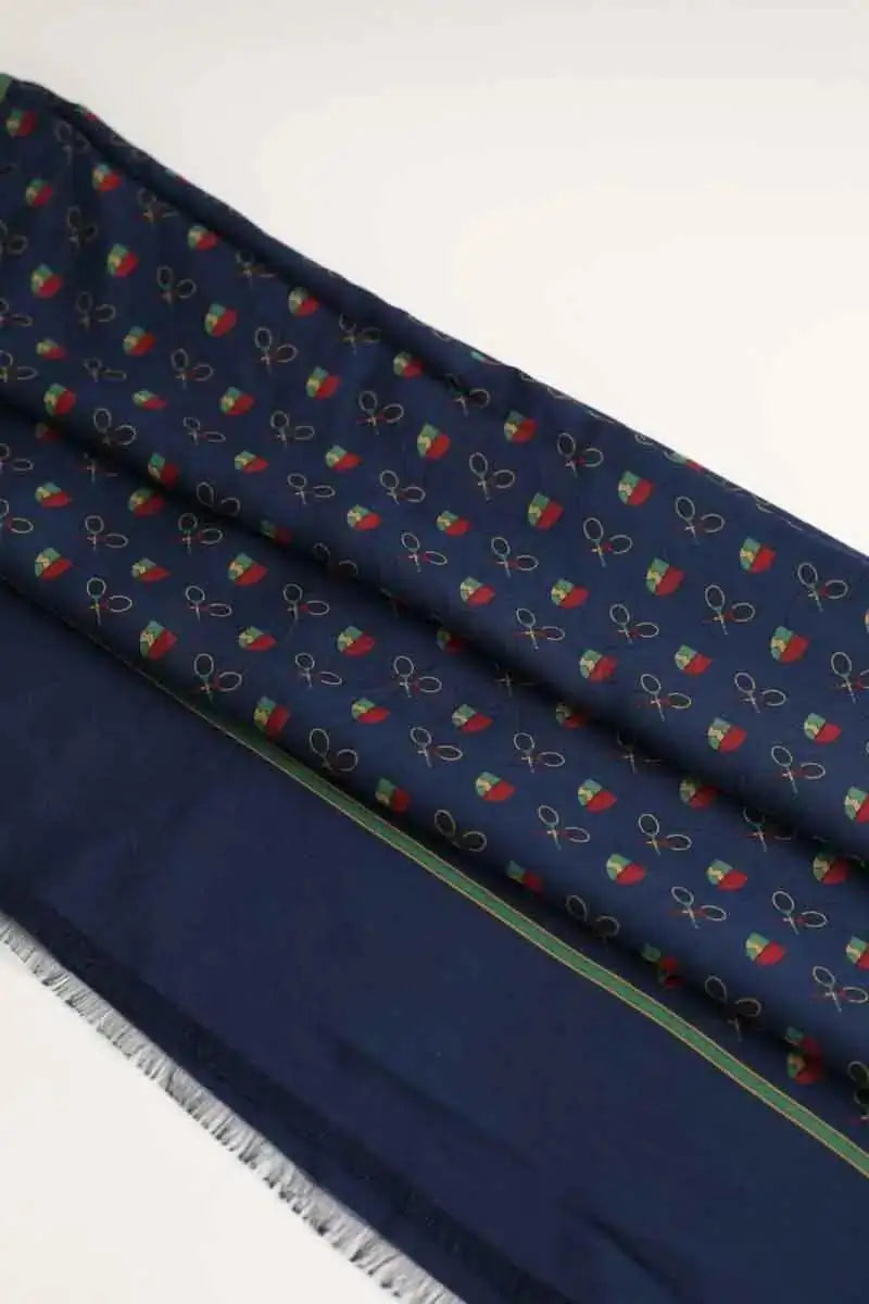 Écharpe Dior Bleu en Soie