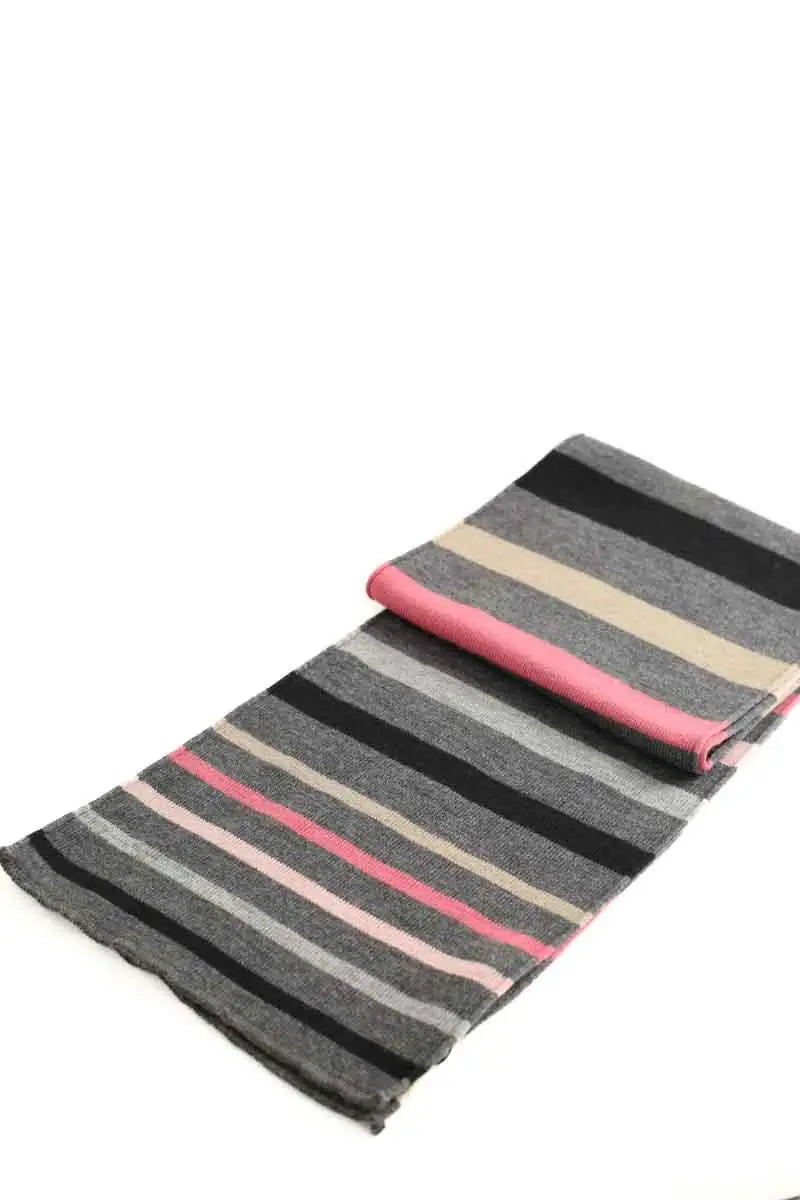 Écharpe Emmanuelle Khanh Multicolore en Laine