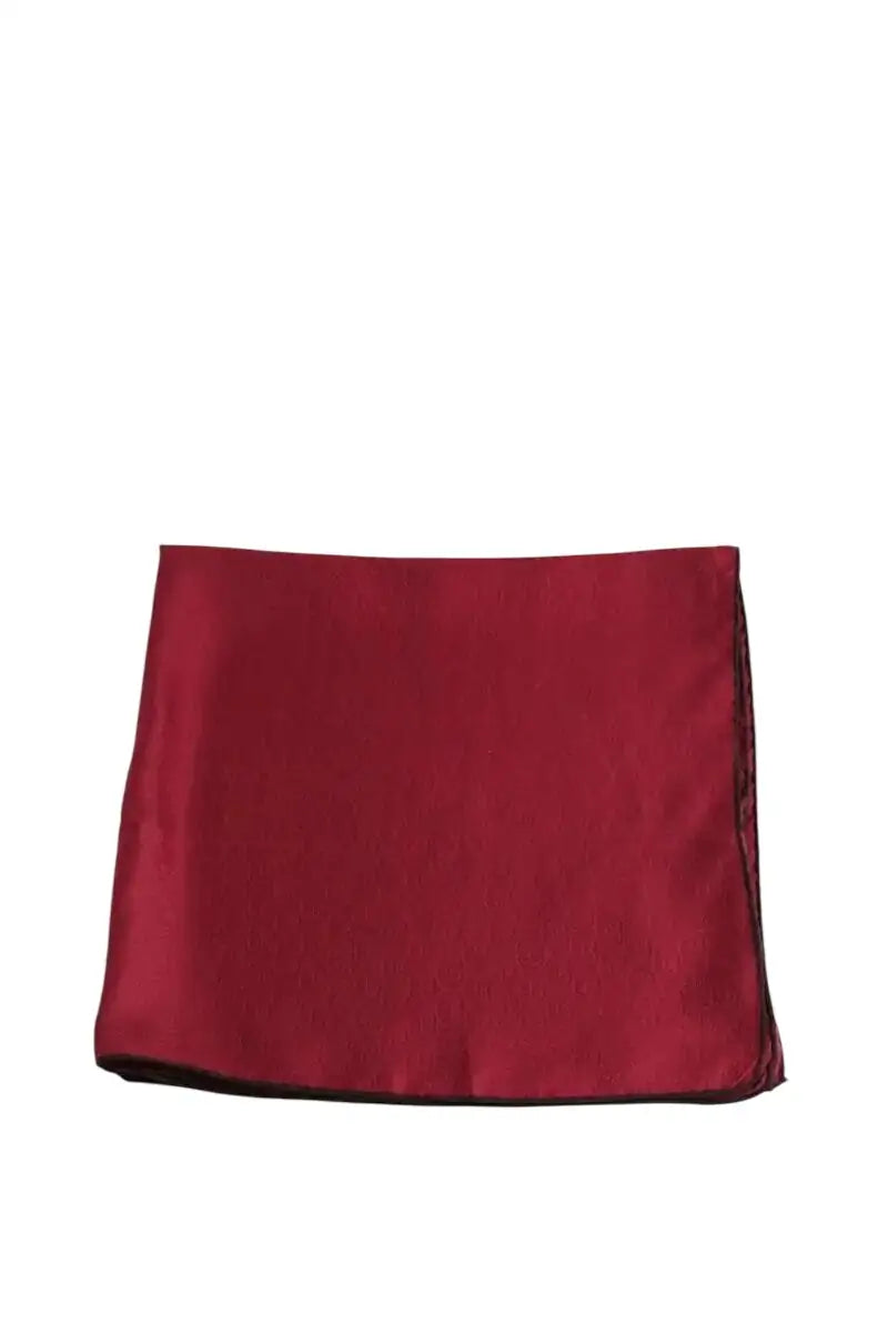 Écharpe Gucci Bordeaux en Soie - Seconde Main