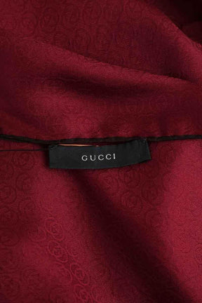Écharpe Gucci Bordeaux en Soie