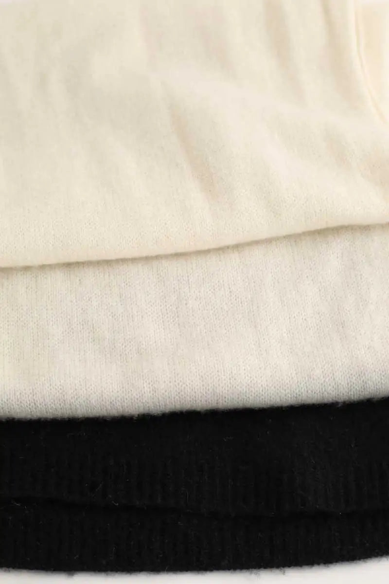 Écharpe Kujten Blanc en Cachemire