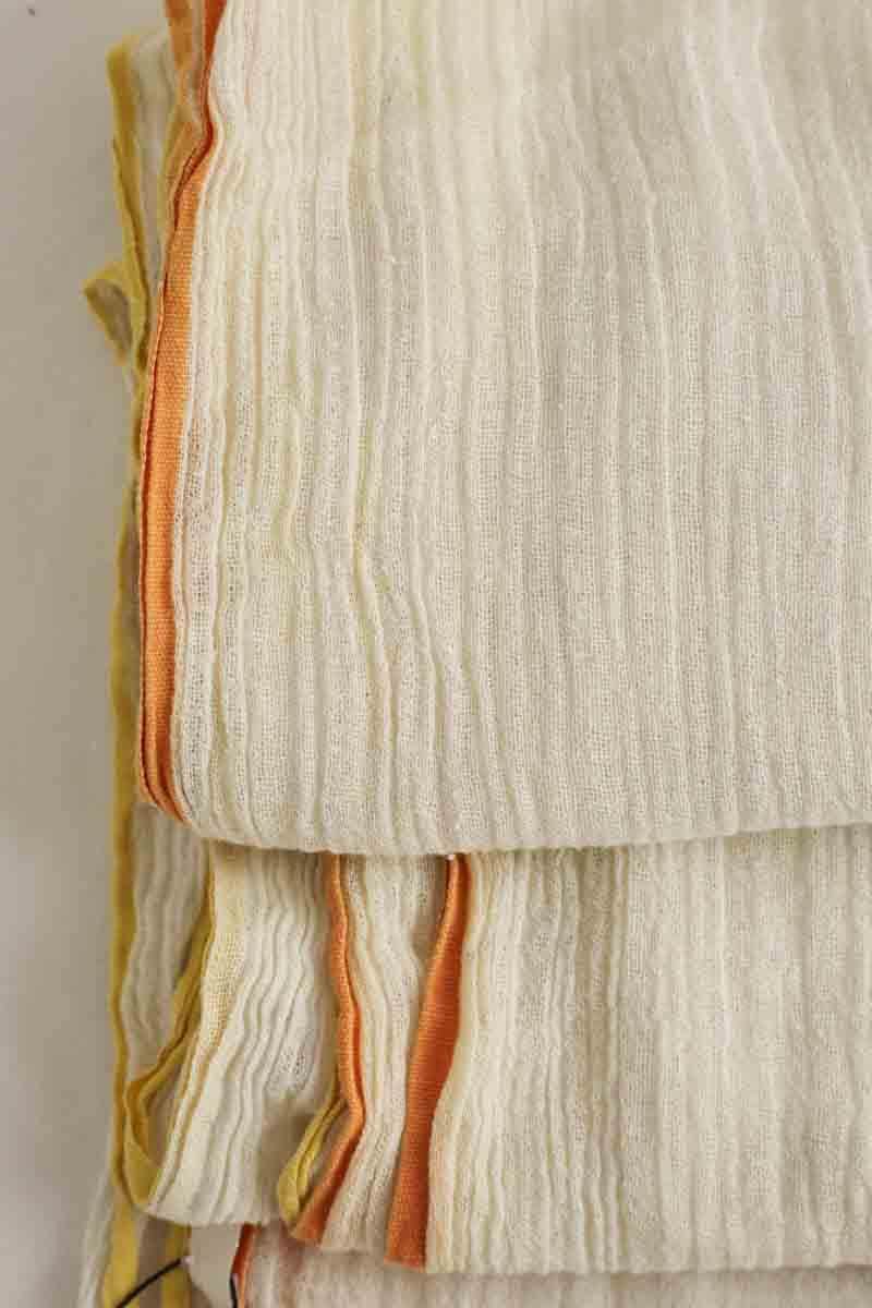 Écharpe Maje Blanc en Coton