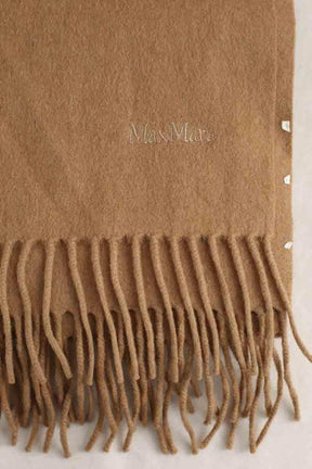 Écharpe Max Mara Camel en Cachemire