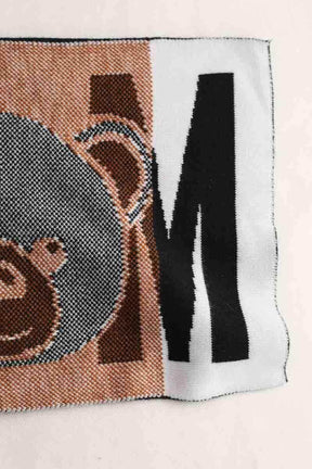 Écharpe Moschino Noir en Laine