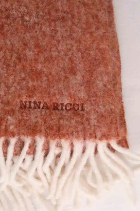 Écharpe Nina Ricci Marron en Laine