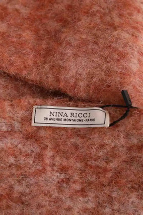 Écharpe Nina Ricci Marron en Laine