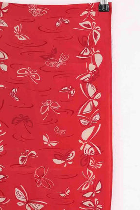 Écharpe Salvatore Ferragamo Rouge en Soie