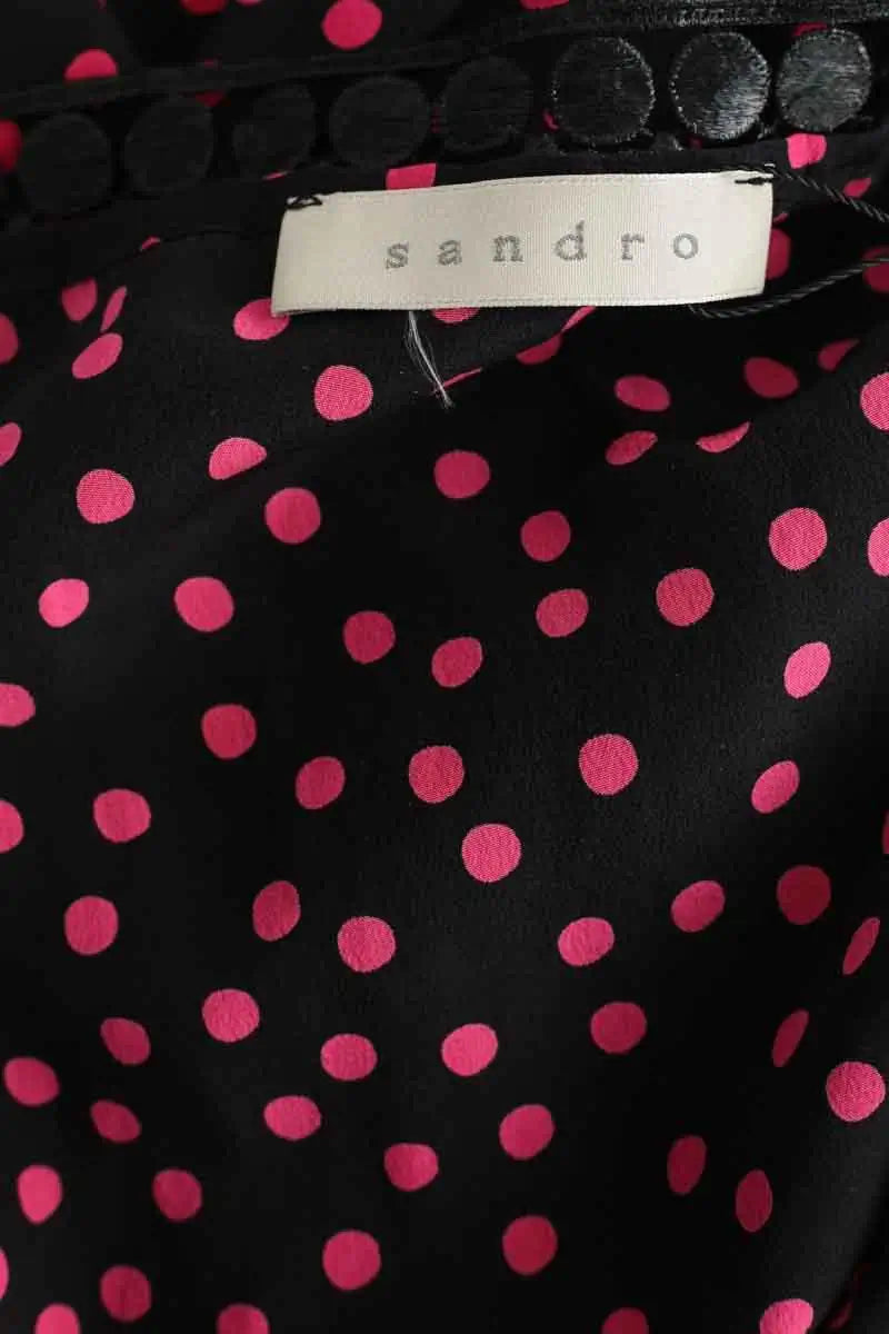 Écharpe Sandro Noir en Viscose