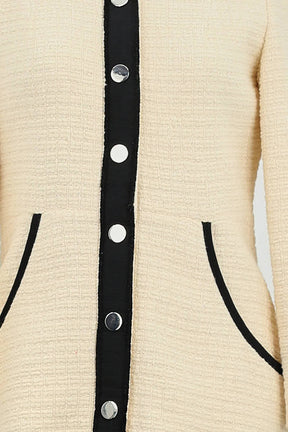 Mi-longueur Maje  Beige