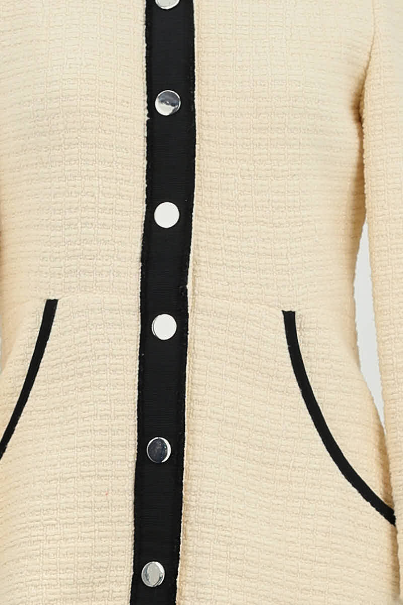 Mi-longueur Maje  Beige