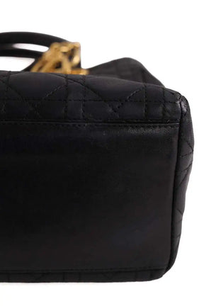 Sac à main Dior Lady Dior Noir en Cuir