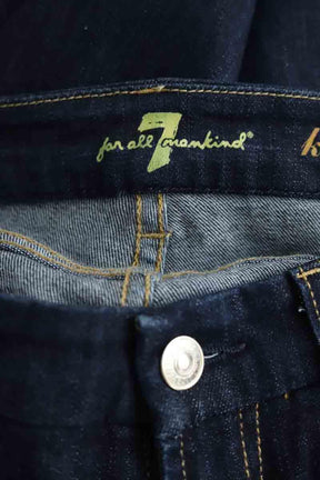 Slim 7 For All Mankind  Bleu