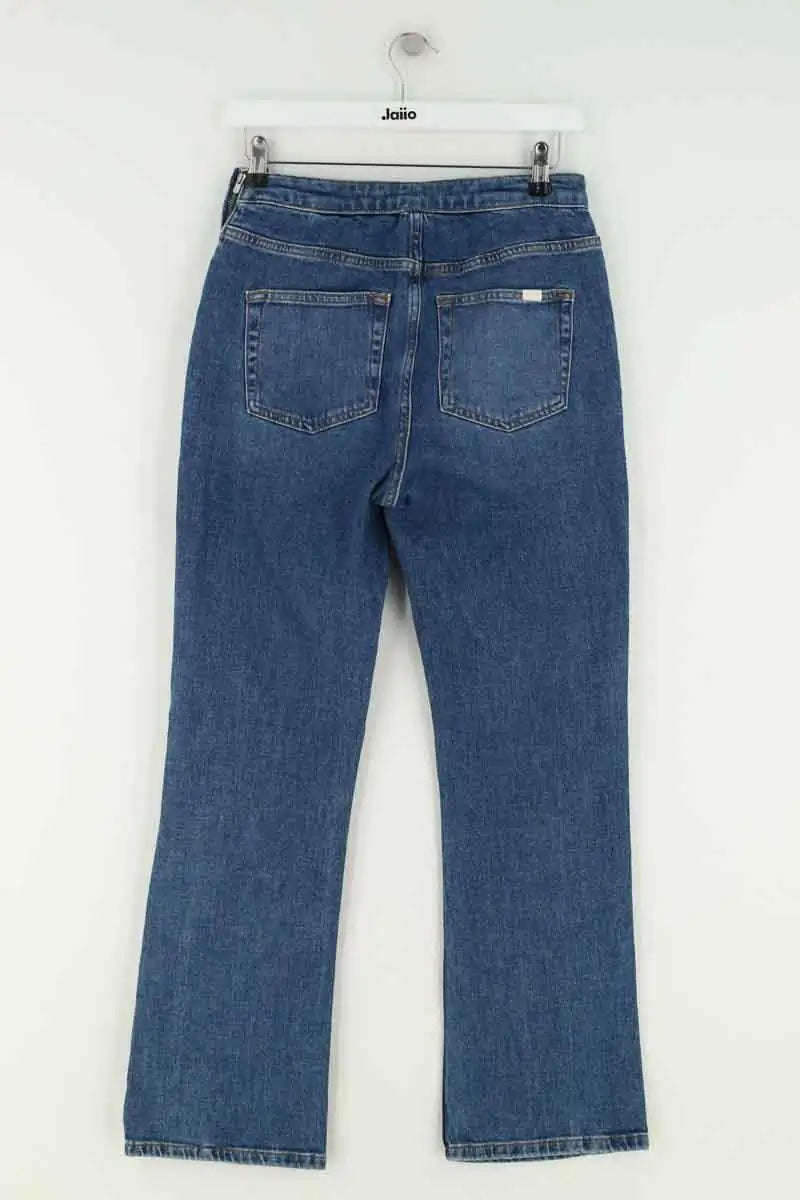 Jean droit Maje Bleu en Coton