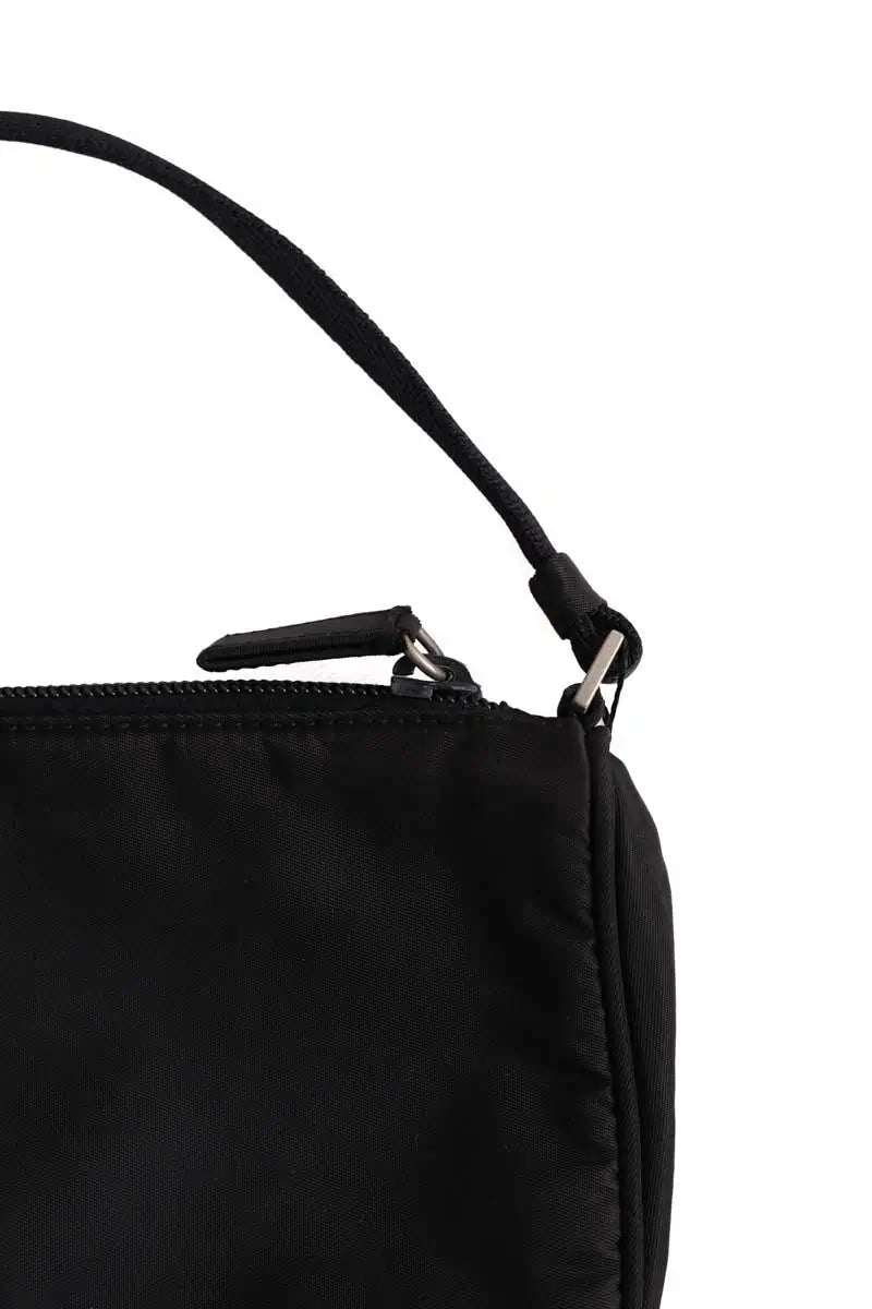 Mini sac Prada Cleo Noir en Tissu