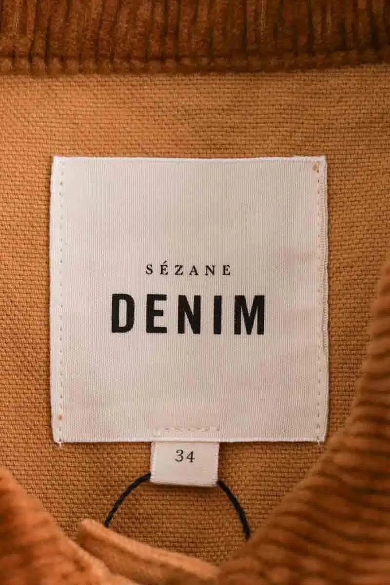 Veste Sézane Camel en Denim