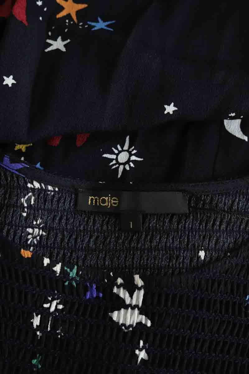 Mi-longueur Maje  Noir