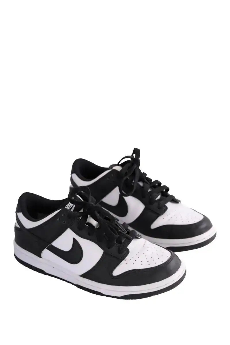 Baskets Nike Dunk Noir en Cuir
