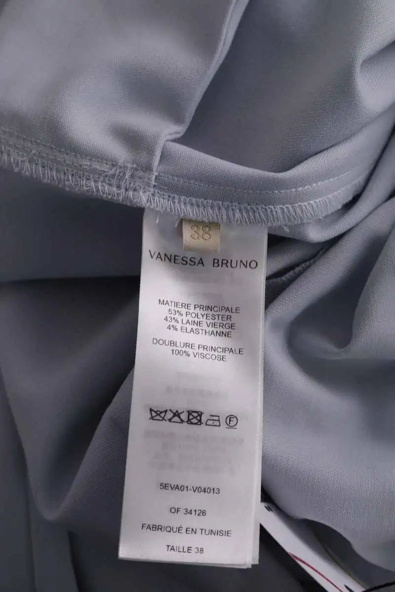 Pantalon large Vanessa Bruno Bleu en Synthétique