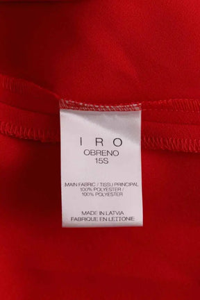 Blouse Iro Rouge en Synthétique
