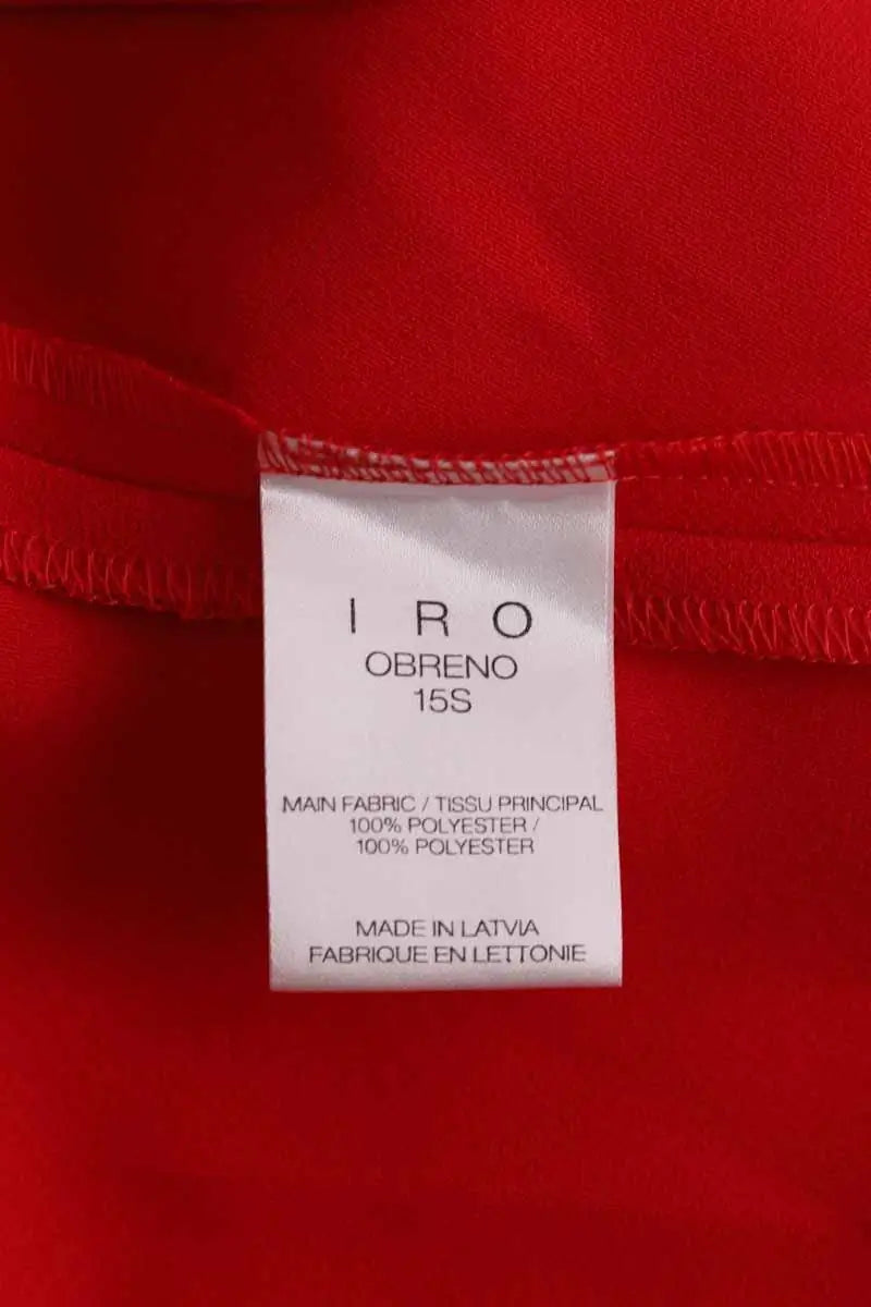 Blouse Iro Rouge en Synthétique