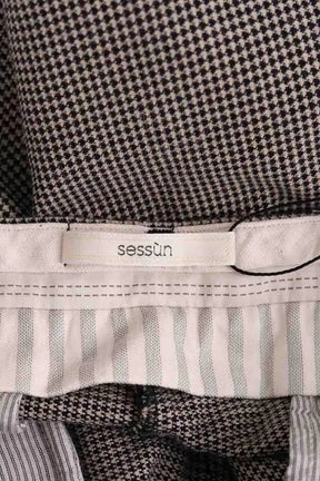 Pantalon Sessun Noir en Coton