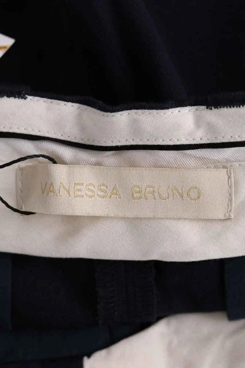 Pantalon droit Vanessa Bruno Bleu en Coton