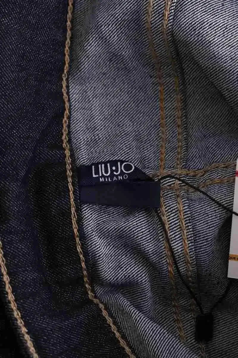 Jean droit Liu Jo Bleu en Coton