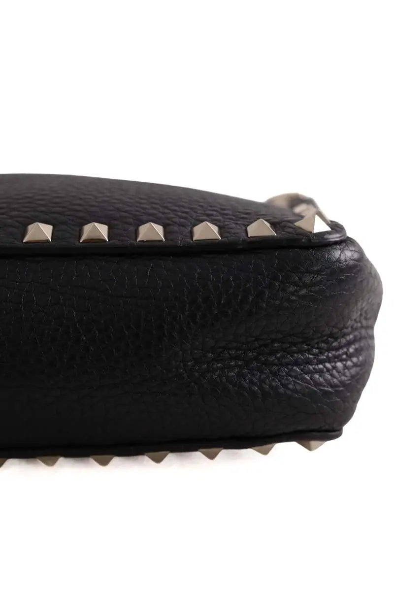 Sac à bandoulière Valentino Stud Noir en Cuir