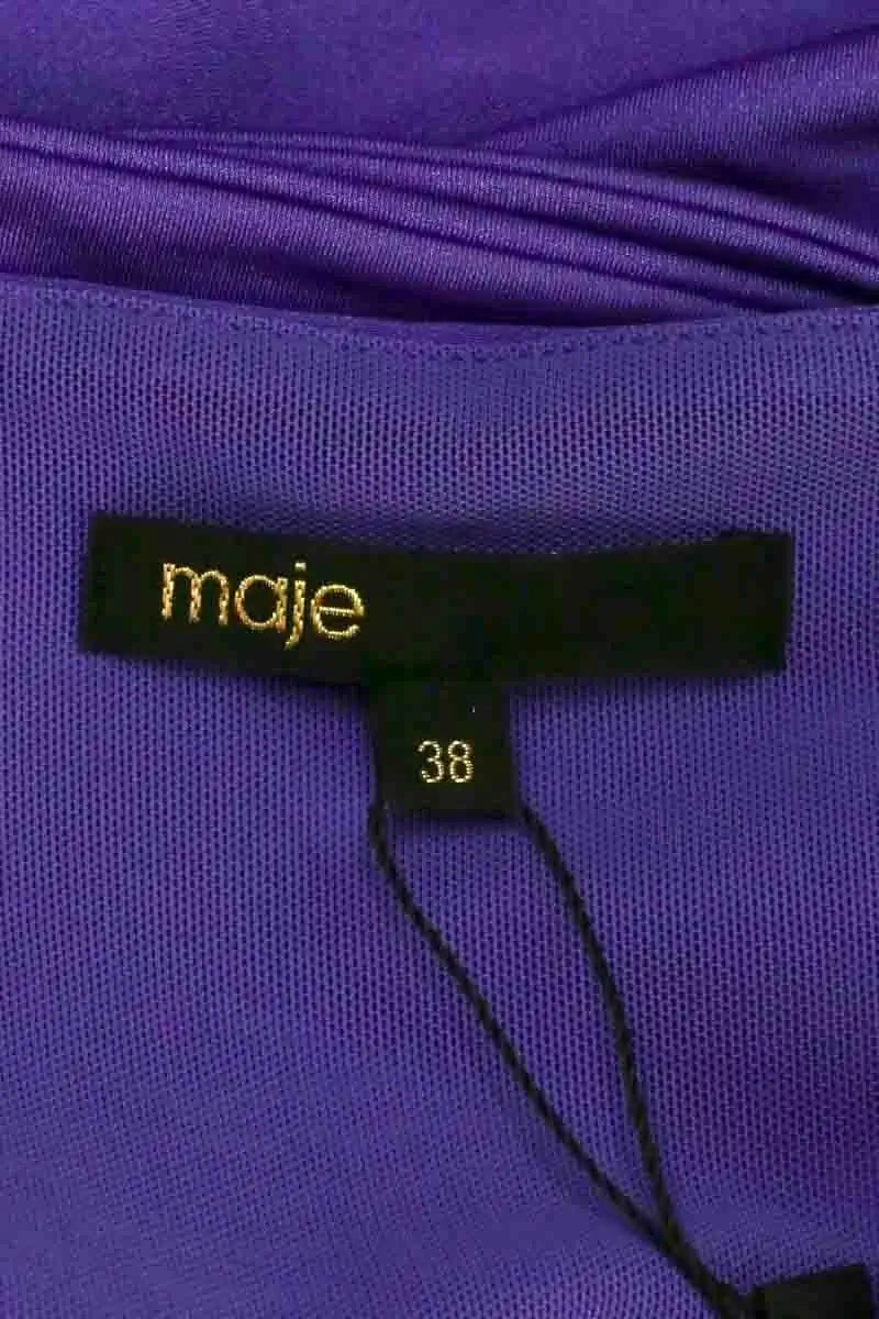 Robe Maje Violet en Synthétique