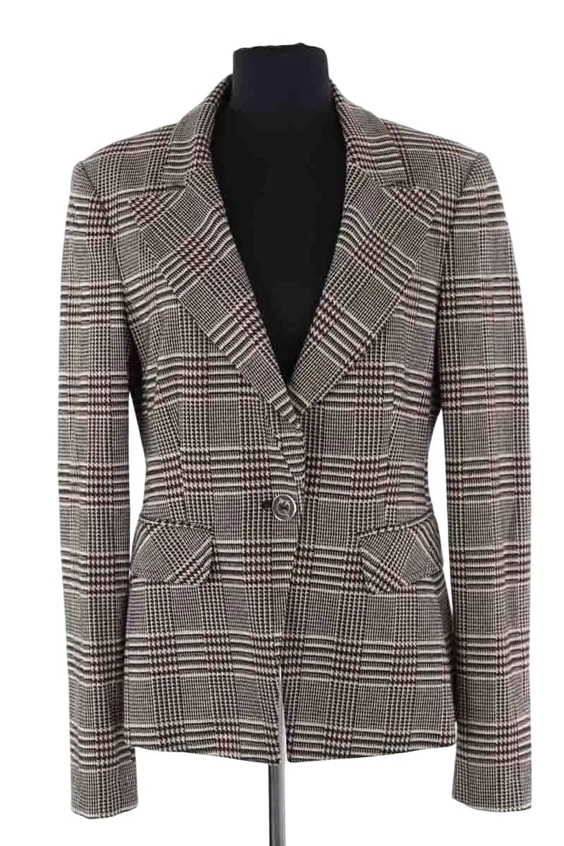 Blazer Pinko Marron en Viscose, taille L - Seconde Main