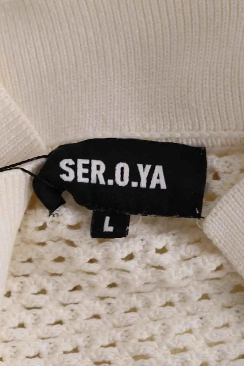 Top SER.O.YA Blanc en Synthétique