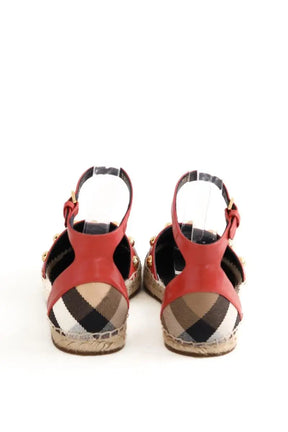 Espadrilles Burberry Beige en Tissu