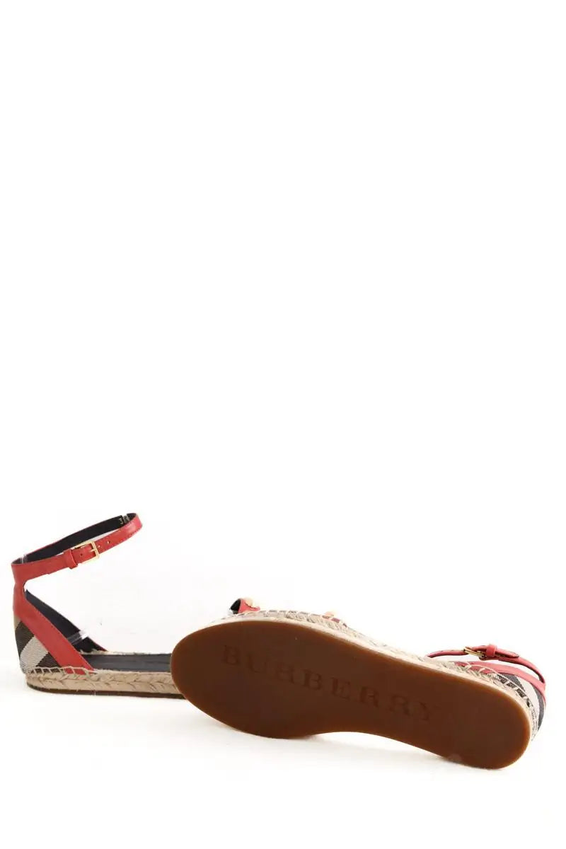 Espadrilles Burberry Beige en Tissu