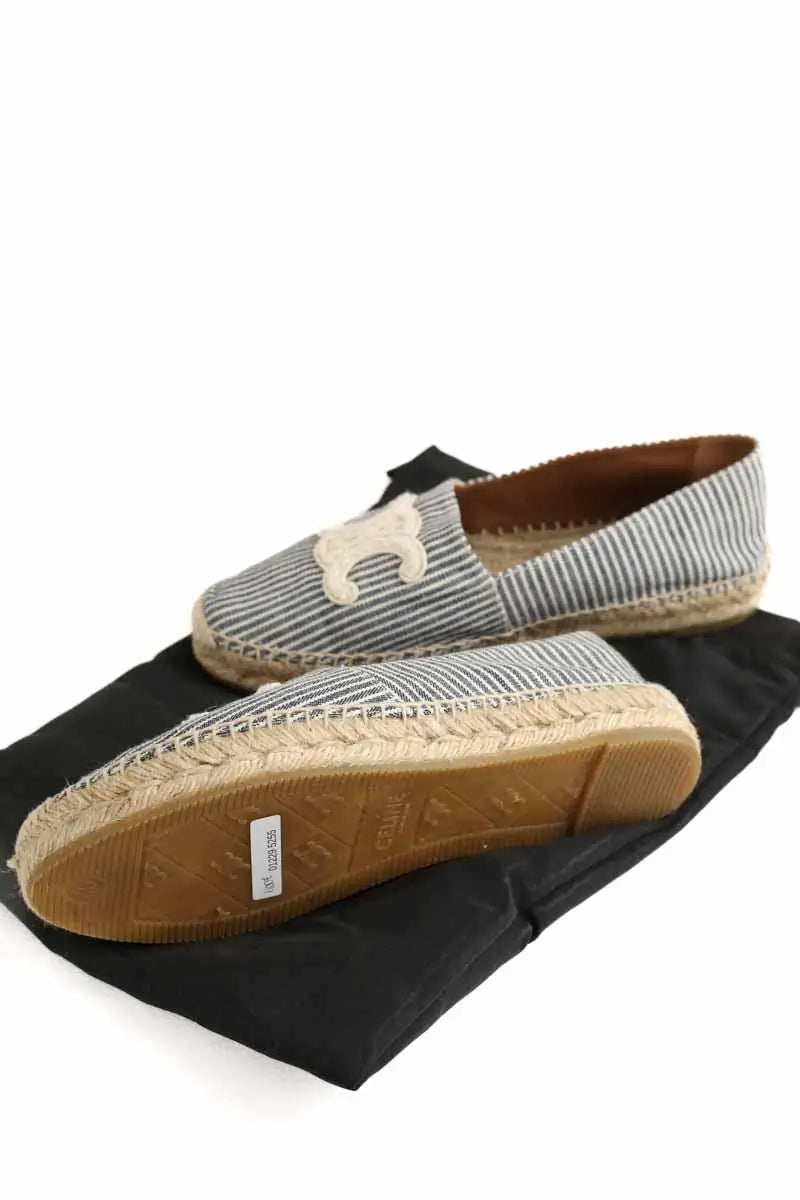 Espadrilles Celine Bleu en Tissu