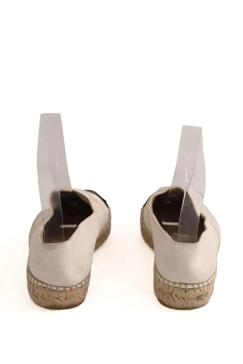 Espadrilles Chanel Beige en Cuir