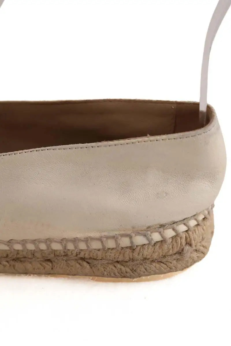Espadrilles Chanel Beige en Cuir