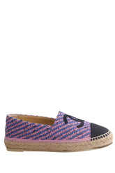 Espadrilles Chanel Bleu en Tissu, taille 39 - Seconde Main