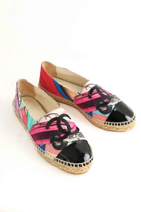 Espadrilles Chanel Multicolore en Tissu